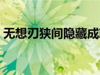 无想刃狭间隐藏成就（无想刃狭间怎么净化）
