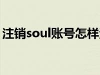 注销soul账号怎样注销（如何注销soul账号）