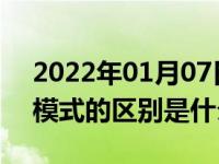 2022年01月07日最新发布:运动模式和普通模式的区别是什么