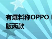 有爆料称OPPO Find X5系列有标准版和Pro版两款