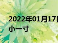 2022年01月17日最新发布:为什么汽车备胎小一寸