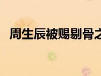 周生辰被赐剔骨之刑（周生辰第几集死的）