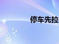 停车先拉手刹还是先挂p档