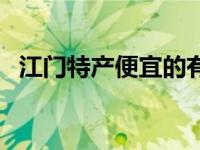 江门特产便宜的有哪些（江门特产有什么）